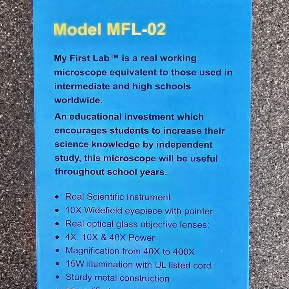 My First Lab Microscope! - Picture 3 of 3